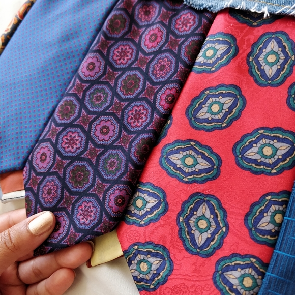 Whimsical Men's Ties Mini Skirt - Picture 6 of 8